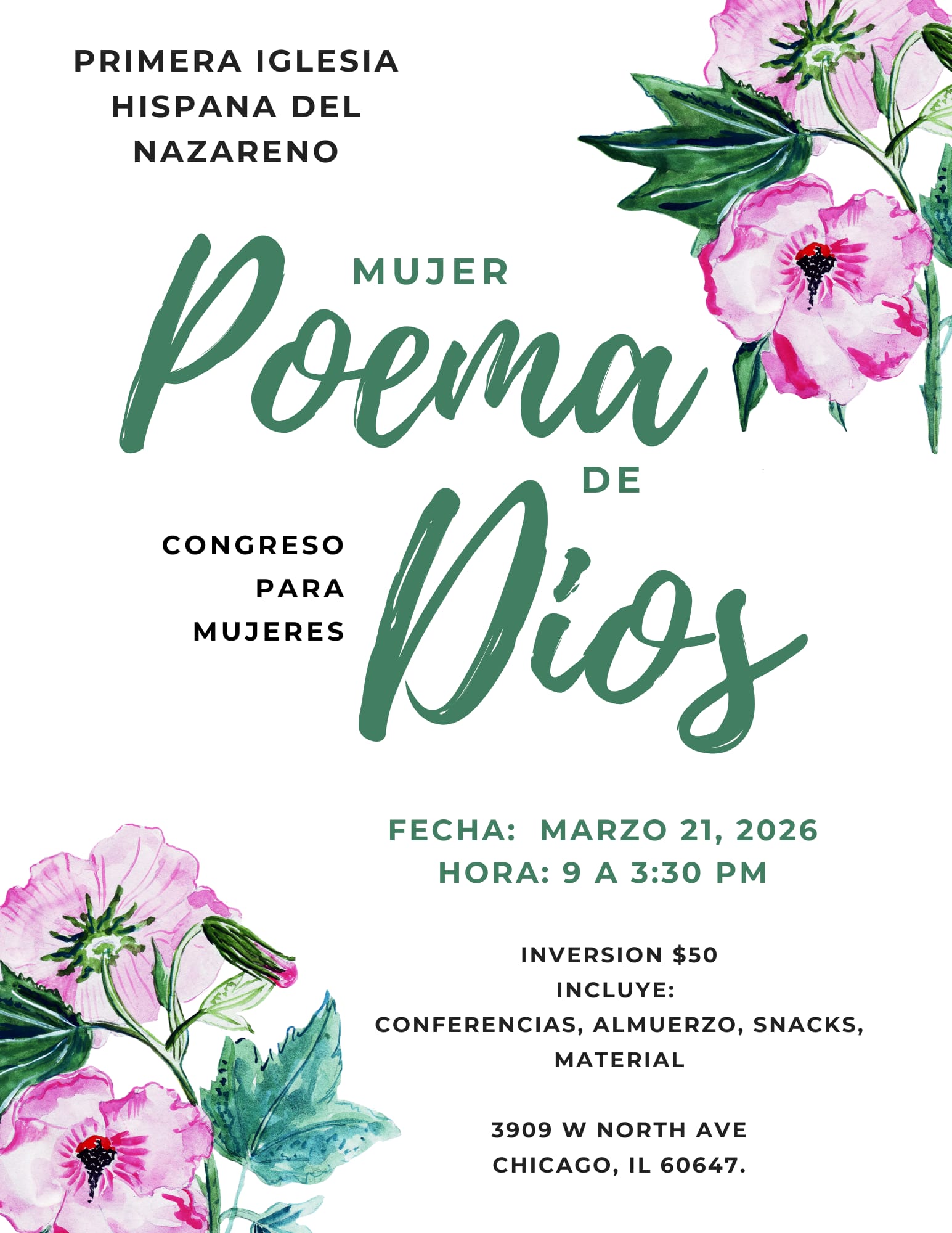 Congreso para mujeres: “Mujer poema de Dios”